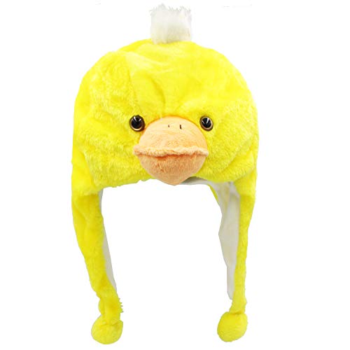 Glamexx24 Plüsch Hut Tiermütze Mütze mit Ohren Gelb Ente Kostüm Karneval Cap Cosplay Urlaub Weihnachten Halloween Party Wintermütze für Kinder Erwachsene Glamexx24 Plüsch Hut Tiermütze Mütze mit Ohren Gelb Ente Kostüm Karneval Cap Cosplay Urlaub Weihnachten Halloween Party Wintermütze für Kinder Erwachsene von Glamexx24