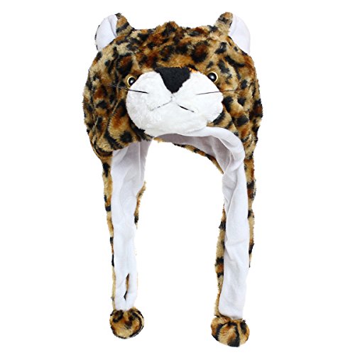 Glamexx24 Plüsch Hut Tiermütze Mütze mit Ohren Kostüm Karneval Cap Cosplay Urlaub Weihnachten Halloween Party Wintermütze für Kinder Erwachsene von Glamexx24