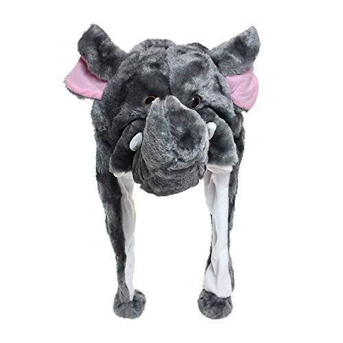 Glamexx24 Plüsch Tier Ohr Hut Tiermütze Kostüm Karneval Cap Pinguin Tiger Cosplay Kinder von Glamexx24