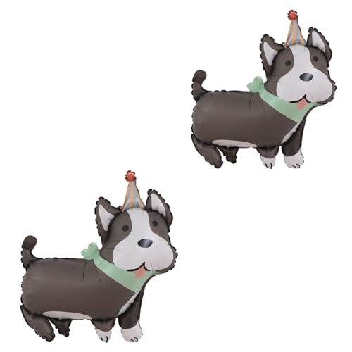 Gleemix 2 Stück Heiser Luftballon Hund, 2 Stk Deko Luftballons für Geburtstag, Ballon Hund Folienballon, Luftballon Tiere für Kinder Geburtstag Junge Mädchen Party Deko Haustiere Thema Party Deko Gleemix 2 Stück Heiser Luftballon Hund, 2 Stk Deko Luftballons für Geburtstag, Ballon Hund Folienballon, Luftballon Tiere für Kinder Geburtstag Junge Mädchen Party Deko Haustiere Thema Party Deko von Gleemix