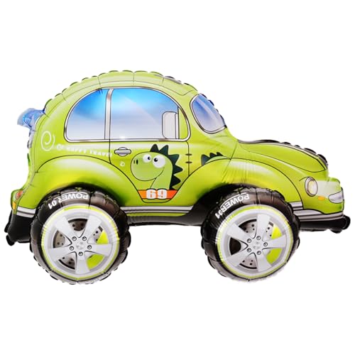 Gleemix 3D Folienballon Polizeiauto Cars Geburtstagsdeko, Aufblasbarer Panzer Spielzeug Luftballons, Jeeps Junge Luftballon, Große Traktor Luftballon, Dinosaurier Design Fahrzeuge Folienballon, Grün Gleemix 3D Folienballon Polizeiauto Cars Geburtstagsdeko, Aufblasbarer Panzer Spielzeug Luftballons, Jeeps Junge Luftballon, Große Traktor Luftballon, Dinosaurier Design Fahrzeuge Folienballon, Grün von Gleemix