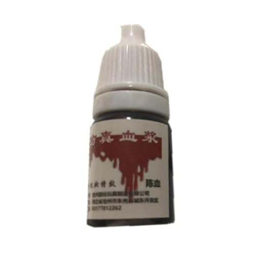 Gleemix Halloween Kunstblut, 10 Flaschen x 5ml, Frischblut und Geronnenes Blut, Theaterschminke Requisiten Gleemix Halloween Kunstblut, 10 Flaschen x 5ml, Frischblut und Geronnenes Blut, Theaterschminke Requisiten von Gleemix