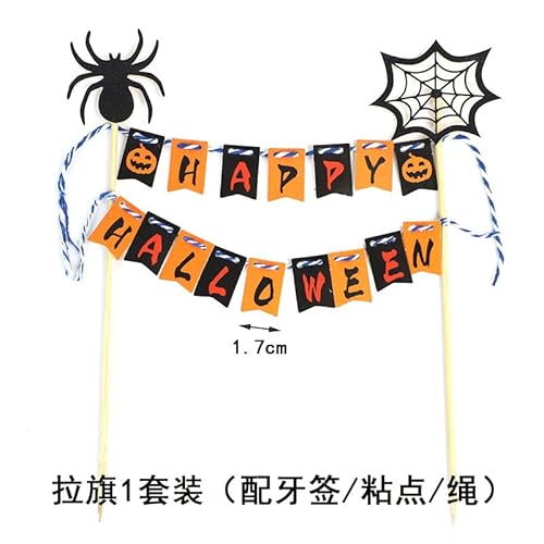 Gleemix Happy Halloween Tortendeko, Glitzer Cake Topper, Kuchen Deko, Horror Kuchendeko Schwarz Orange für Party Zubehör, Halloween Tortendeko, Cupcake Toppers, Kuchen Dekorationen für Kinder Party Gleemix Happy Halloween Tortendeko, Glitzer Cake Topper, Kuchen Deko, Horror Kuchendeko Schwarz Orange für Party Zubehör, Halloween Tortendeko, Cupcake Toppers, Kuchen Dekorationen für Kinder Party von Gleemix