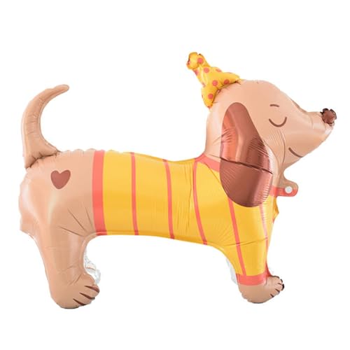 Gleemox XXL Dackel Ballon, 3D Folienballon Dackel, Riesenballon Tier, Hunde Geburtstag Luftballons, Kindergeburtstag Party Ballon Deko für Jungen, Mädchen, Hunde Geburtstag Gleemox XXL Dackel Ballon, 3D Folienballon Dackel, Riesenballon Tier, Hunde Geburtstag Luftballons, Kindergeburtstag Party Ballon Deko für Jungen, Mädchen, Hunde Geburtstag von Gleemix