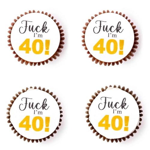 Gleevio 40 Stück Essbare Muffin Deko 40. Geburtstag,Cupcake Topper 40. Geburtstag Deko,Essbare Tortendeko 40 Geburtstag Männer Frauen,Esspapier Kuchendeko 40. Geburtstag,Cupcake Deko 40 Geburtstag Gleevio 40 Stück Essbare Muffin Deko 40. Geburtstag,Cupcake Topper 40. Geburtstag Deko,Essbare Tortendeko 40 Geburtstag Männer Frauen,Esspapier Kuchendeko 40. Geburtstag,Cupcake Deko 40 Geburtstag von Gleevio