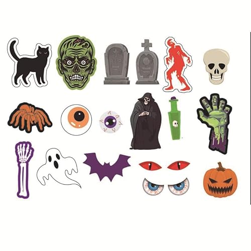 Gleevio 60 Stück Halloween Tortendeko D von Gleevio