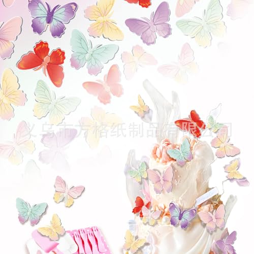 Gleevio 72 Schmetterlinge Kuchendekoration für Hochzeitstorten, Geburtstagskuchen, Cupcakes, Desserts Gleevio 72 Schmetterlinge Kuchendekoration für Hochzeitstorten, Geburtstagskuchen, Cupcakes, Desserts von Gleevio