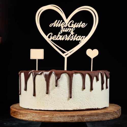 Gleevio Alles Gute zum Geburtstag Tortendeko Holz,3 Stück Cake Topper Geburtstag,Happy Birthday Tortendeko,Kuchendeko Geburtstag,Torten Deko für Mädchen Jungen Frauen Mann,Torten Topper Geburtstag Gleevio Alles Gute zum Geburtstag Tortendeko Holz,3 Stück Cake Topper Geburtstag,Happy Birthday Tortendeko,Kuchendeko Geburtstag,Torten Deko für Mädchen Jungen Frauen Mann,Torten Topper Geburtstag von Gleevio