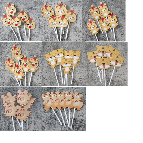 Gleevio Cupcake Topper Geburtstag (Tiger) von Gleevio