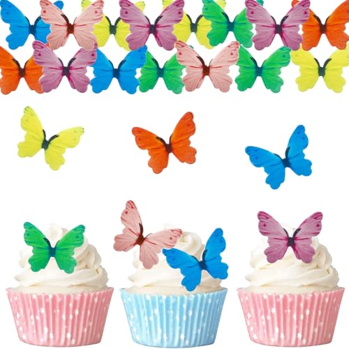 Gleevio Essbare Tortendeko Schmetterling Deko Geburtstag,48 Stück Essbare Schmetterlinge für Torte,Esspapier Tortendeko Schmetterlinge Cupcake Topper,Kuchen Deko Kindergeburtstag Hochzeit Babyparty Gleevio Essbare Tortendeko Schmetterling Deko Geburtstag,48 Stück Essbare Schmetterlinge für Torte,Esspapier Tortendeko Schmetterlinge Cupcake Topper,Kuchen Deko Kindergeburtstag Hochzeit Babyparty von Gleevio