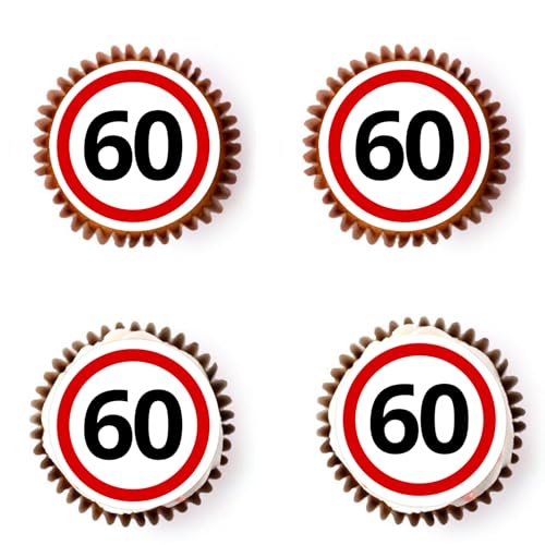 Gleevio Essbare Verkehrszeichen Tortendeko 60 Geburtstag Mann Frau,48 Stück Essbare Cupcake Deko 60.Geburtstag Deko,Cupcake Topper 60. Geburtstagdeko,1965 Kuchendeko 60 Jahre Torten Topper Gleevio Essbare Verkehrszeichen Tortendeko 60 Geburtstag Mann Frau,48 Stück Essbare Cupcake Deko 60.Geburtstag Deko,Cupcake Topper 60. Geburtstagdeko,1965 Kuchendeko 60 Jahre Torten Topper von Gleevio