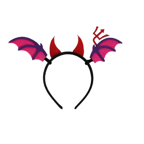 Gleevio Leucht Haarreif Haarband Halloween Deko (Fledermaus) von Gleevio