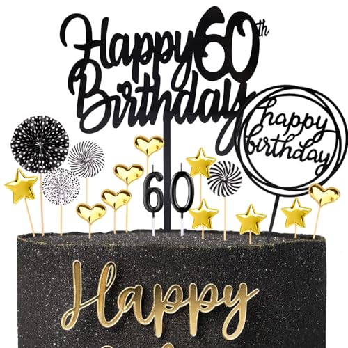 Gleevio Tortendeko 60 Geburtstag Mann Frau,60 Geburtstag Deko Kuchen,18 Stück Cake Topper 60 Geburtstag Kerzen,Kuchendeko 60. Geburtstag Mann,Torten Deko zum 60 Geburtstag,Torten Topper 60 Jahre Gleevio Tortendeko 60 Geburtstag Mann Frau,60 Geburtstag Deko Kuchen,18 Stück Cake Topper 60 Geburtstag Kerzen,Kuchendeko 60. Geburtstag Mann,Torten Deko zum 60 Geburtstag,Torten Topper 60 Jahre von Gleevio