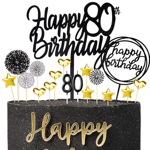 Gleevio Tortendeko 80 Geburtstag Mann Frau,18 Stück Cake Topper 80 Geburtstag Deko,Kuchendeko 80. Geburtstag Frau,Kuchen Topper 80 Geburtstag mit Geburtstagskerzen 80,Torten Topper Geburtstag 80 Jahre Gleevio Tortendeko 80 Geburtstag Mann Frau,18 Stück Cake Topper 80 Geburtstag Deko,Kuchendeko 80. Geburtstag Frau,Kuchen Topper 80 Geburtstag mit Geburtstagskerzen 80,Torten Topper Geburtstag 80 Jahre von Gleevio