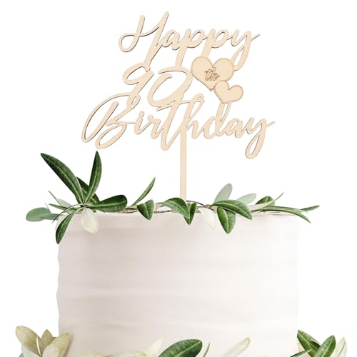 Gleevio Tortendeko 90. Geburtstag Mann Frau,Cake Topper 90 Geburtstag Deko,90 Geburtstag Tortendeko Holz,Kuchendeko 90. Geburtstag Frau,Torten Topper 90. Geburtstag Holz,Happy 90th Birthday Deko Torte Gleevio Tortendeko 90. Geburtstag Mann Frau,Cake Topper 90 Geburtstag Deko,90 Geburtstag Tortendeko Holz,Kuchendeko 90. Geburtstag Frau,Torten Topper 90. Geburtstag Holz,Happy 90th Birthday Deko Torte von Gleevio