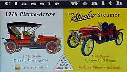 1910er Pierce-Arow 1/59 - 1909er Stanley Steamer 1/48 1910er Pierce-Arow 1/59 - 1909er Stanley Steamer 1/48 von Glencoe Models
