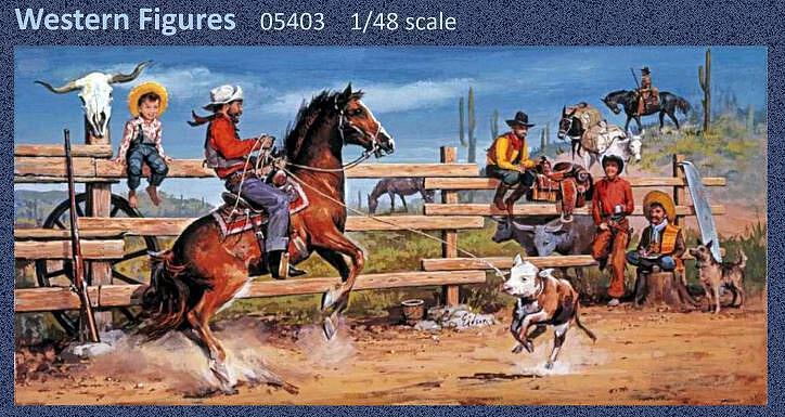 Westernfiguren Westernfiguren von Glencoe Models