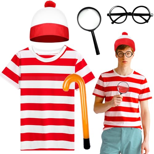 Glirop 5-teiliges Wally-Kostüm für Damen und Herren, Größe XXL Glirop 5-teiliges Wally-Kostüm für Damen und Herren, Größe XXL von Glirop