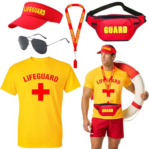 Glirop Rettungsschwimmer Kostüm-Set (Stil B, M) von Glirop