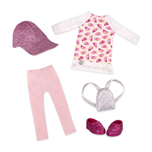 Glitter Girls Deluxe Puppenkleidung 36 cm Puppen Glimmer Outfit – Top, Leggings, Rucksack, Kappe – Zubehör für Puppen, Spielzeug ab 3 Jahren Glitter Girls Deluxe Puppenkleidung 36 cm Puppen Glimmer Outfit – Top, Leggings, Rucksack, Kappe – Zubehör für Puppen, Spielzeug ab 3 Jahren von Glitter Girls
