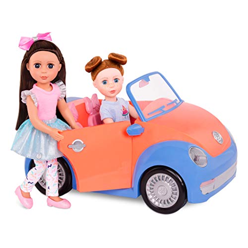 Glitter Girls Cabrio für 36 cm Puppen – Auto Fahrzeug Puppenzubehör – Spielzeug für Kinder ab 3 Jahren von Glitter Girls