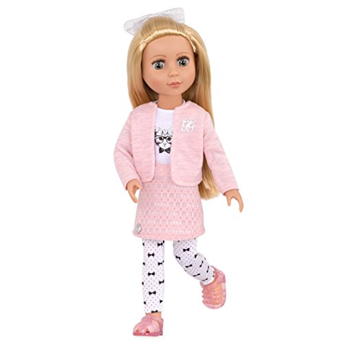 Glitter Girls Puppe Fifer – Bewegliche 36cm Puppe mit Kleidung, Zubehör und langen Haaren zum frisieren - Spielzeug ab 3 Jahren (8 Teile) von Glitter Girls