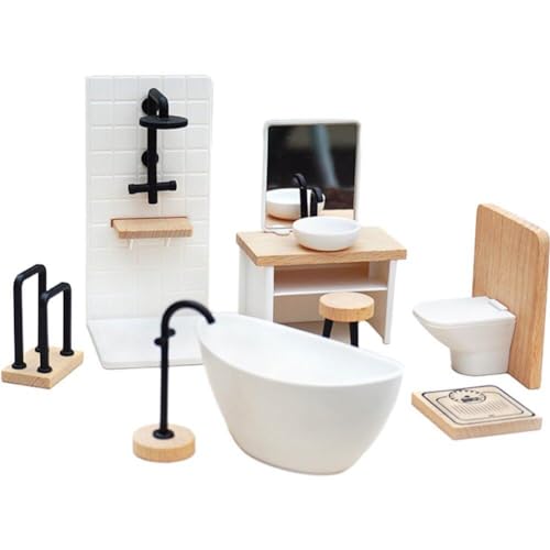 1/12 Puppenhaus Waschbecken Modell Simulation Toilette Ornament Puppenhaus Badezimmer Möbel Miniatur Waschbecken Zubehör Modell 1/12 Puppenhaus Waschbecken Modell Simulation Toilette Ornament Puppenhaus Badezimmer Möbel Miniatur Waschbecken Zubehör Modell von Glixoft