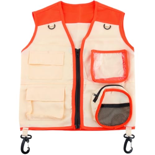 Glixoft Outdoor Weste Kinder Kostüm Kinder Jagd Weste Natur Abenteuer Cosplay Kostüm Pädagogische Verkleidung Für Jungen Und Mädchen Glixoft Outdoor Weste Kinder Kostüm Kinder Jagd Weste Natur Abenteuer Cosplay Kostüm Pädagogische Verkleidung Für Jungen Und Mädchen von Glixoft