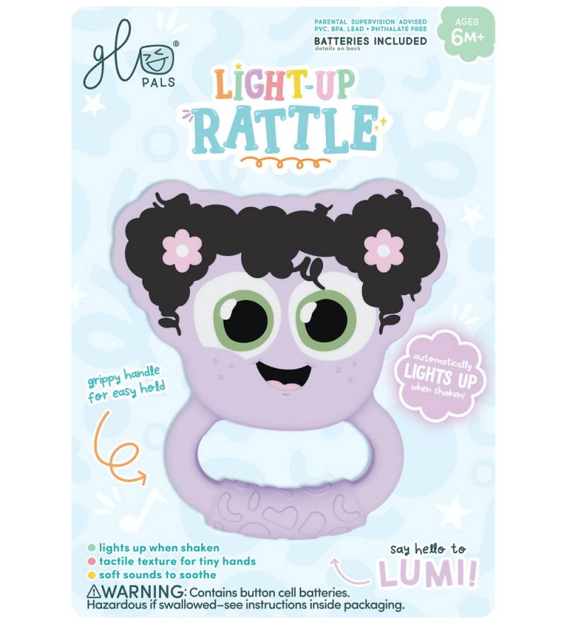 Glo Pals Rassel m. Licht - Purple - Glo Pals - One Size - Rasseln Glo Pals Rassel m. Licht - Purple - Glo Pals - One Size - Rasseln von Glo Pals