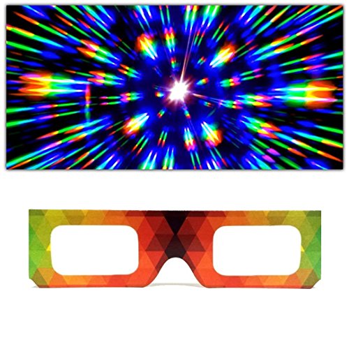 Beugungsgläser aus Papier, Pappe, geometrischer Regenbogen, 20 Stück, Feuerwerk, Partygläser, Bulk Rave-Gläser Beugungsgläser aus Papier, Pappe, geometrischer Regenbogen, 20 Stück, Feuerwerk, Partygläser, Bulk Rave-Gläser von GloFX