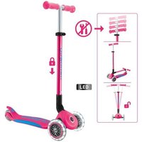 GLOBBER ELITE LIGHTS fuchsia pink, mit Leuchtrollen von Globber Deutschland GmbH