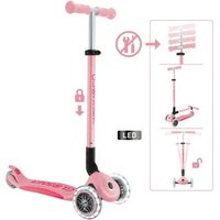 GLOBBER ELITE LIGHTS pastellrosa, mit Leuchtrollen von Globber Deutschland GmbH