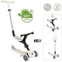 GLOBBER GO-UP ACTIVE LIGHTS ECO kokos weiß, mit Leuchtrollen von Globber Deutschland GmbH