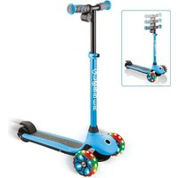 GLOBBER ONE K E-MOTION 4 PLUS hellblau, mit Leuchtrollen von Globber Deutschland GmbH