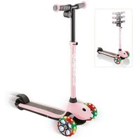 GLOBBER ONE K E-MOTION 4 PLUS pastellrosa, mit Leuchtrollen von Globber Deutschland GmbH