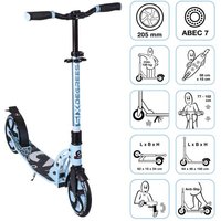 SIX DEGREES Alu Scooter 205 pastellblau von Globber Deutschland GmbH