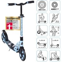 SIX DEGREES Aluminium Scooter 205 mm pastellblau von Globber Deutschland GmbH
