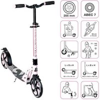 SIX DEGREES Aluminium Scooter 205 mm pastellrosa von Globber Deutschland GmbH