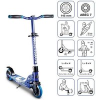 SIX DEGREES Aluminium Scooter Junior 145 mm blau von Globber Deutschland GmbH