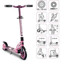 SIX DEGREES Aluminium Scooter Junior 180/145 mm pink von Globber Deutschland GmbH