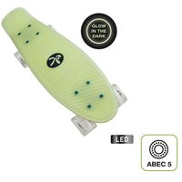 muuwmi Lights Skateboard Fun GLOW, mit Leuchtrollen und Glow-Effekt von Globber Deutschland GmbH