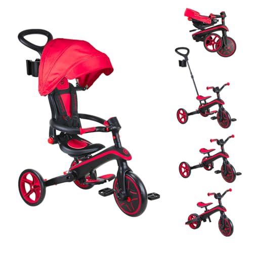 Globber - Dreirad Explorer 4-in-1 – Dreirad, faltbar und skalierbar als Laufrad für Kleinkinder von 10 Monaten bis 5 Jahren Globber - Dreirad Explorer 4-in-1 – Dreirad, faltbar und skalierbar als Laufrad für Kleinkinder von 10 Monaten bis 5 Jahren von Globber
