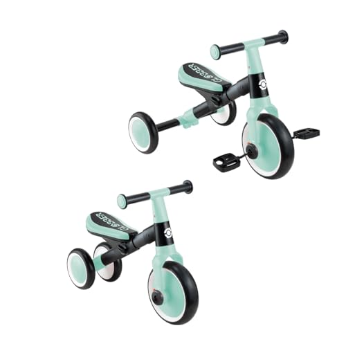 Globber - Dreirad Learning 2-in-1 – Dreirad 1. Alter, skalierbar und Laufrad für Kleinkinder von 1 bis 3 Jahren, Grün Globber - Dreirad Learning 2-in-1 – Dreirad 1. Alter, skalierbar und Laufrad für Kleinkinder von 1 bis 3 Jahren, Grün von Globber