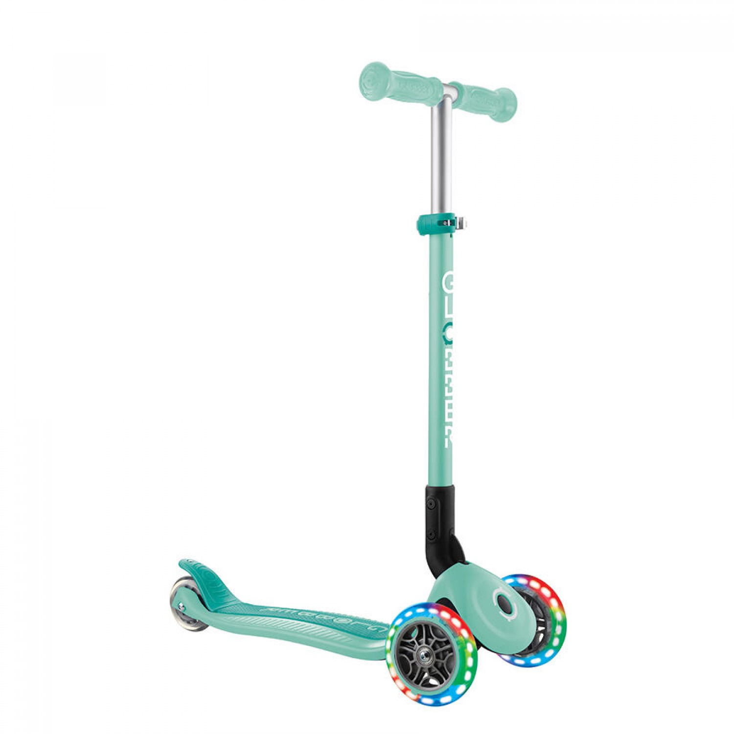 Globber Primo Faltbare Lichter Himmelblauer Roller von Globber