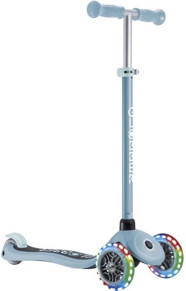 Globber Primo Lights V2 3-rädriger Klapp-Tretroller, Blaugrün Globber Primo Lights V2 3-rädriger Klapp-Tretroller, Blaugrün von Globber