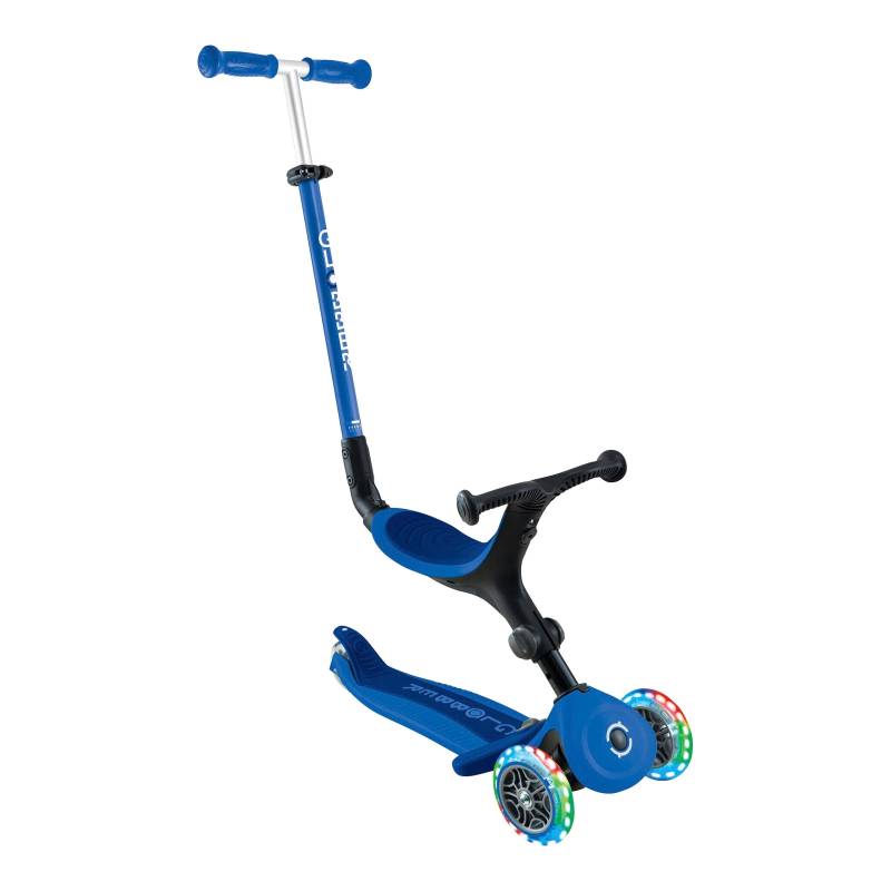 Globber Scooter 3in1 Go-Up active mit Leuchtrollen von Globber