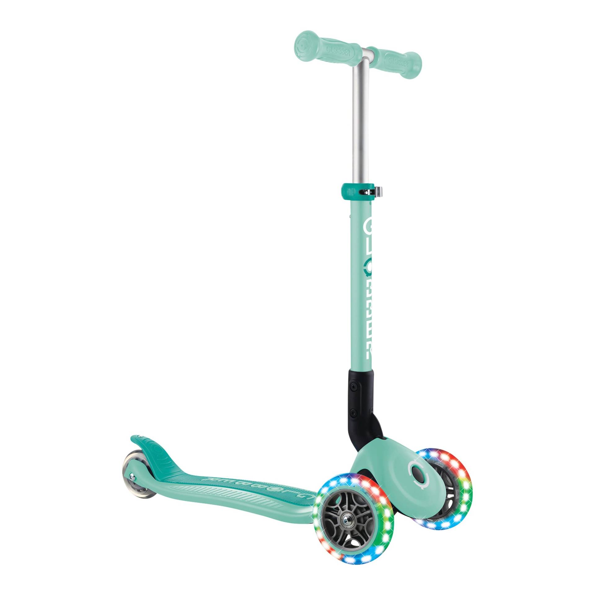 Globber Scooter Junior mit Leuchtrollen von Globber