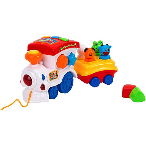 Globo Toys Globo – 5108 VITAMINA _ G Wagon Formen Lokomotive Spielzeug mit Licht und Sound von Globo Toys