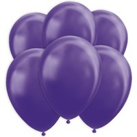 Lila Metallic-Ballons, 10 Stk., 30cm Lila Metallic-Ballons, 10 Stk., 30cm von Globos Nordic