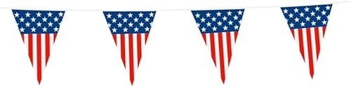 Globos USA Wimpelkette 10m Amerika von Globos
